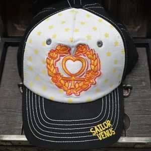 NEW RARE Anime Sailor Moon Sailor Venus Symbol embroidered Logo Hat Cap unisex